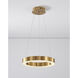 Canada LED 16 inch Gold LED Chandelier Ceiling Light
